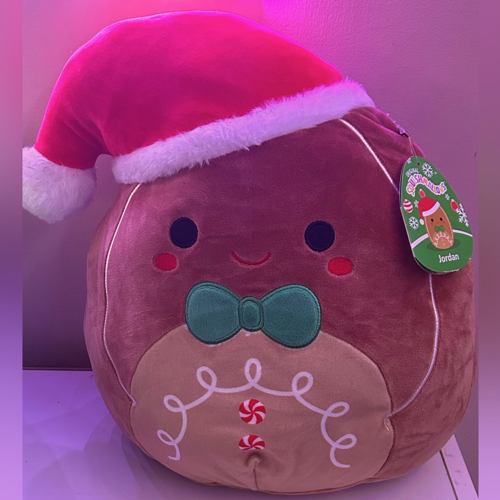 Christmas Squishmallow Jordan the Gingerbread 12"